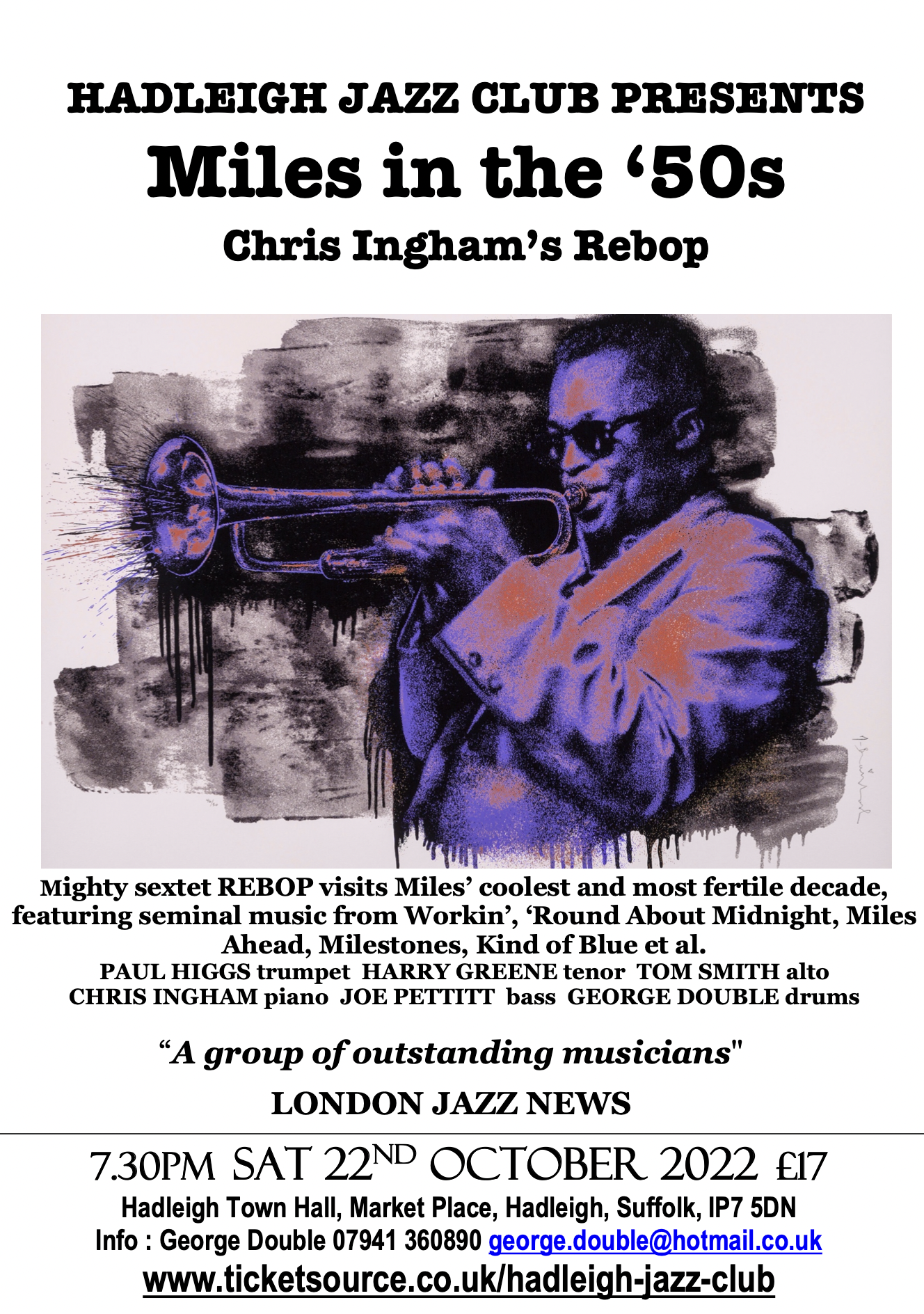 Hadleigh Jazz Club event