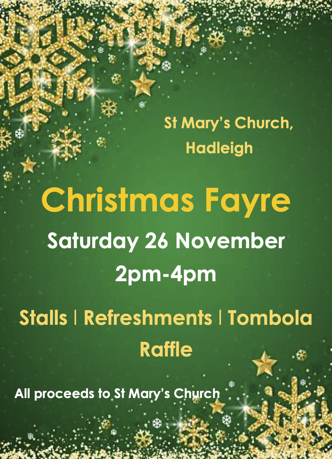 St Mary’s Church, Hadleigh Christmas Fayre