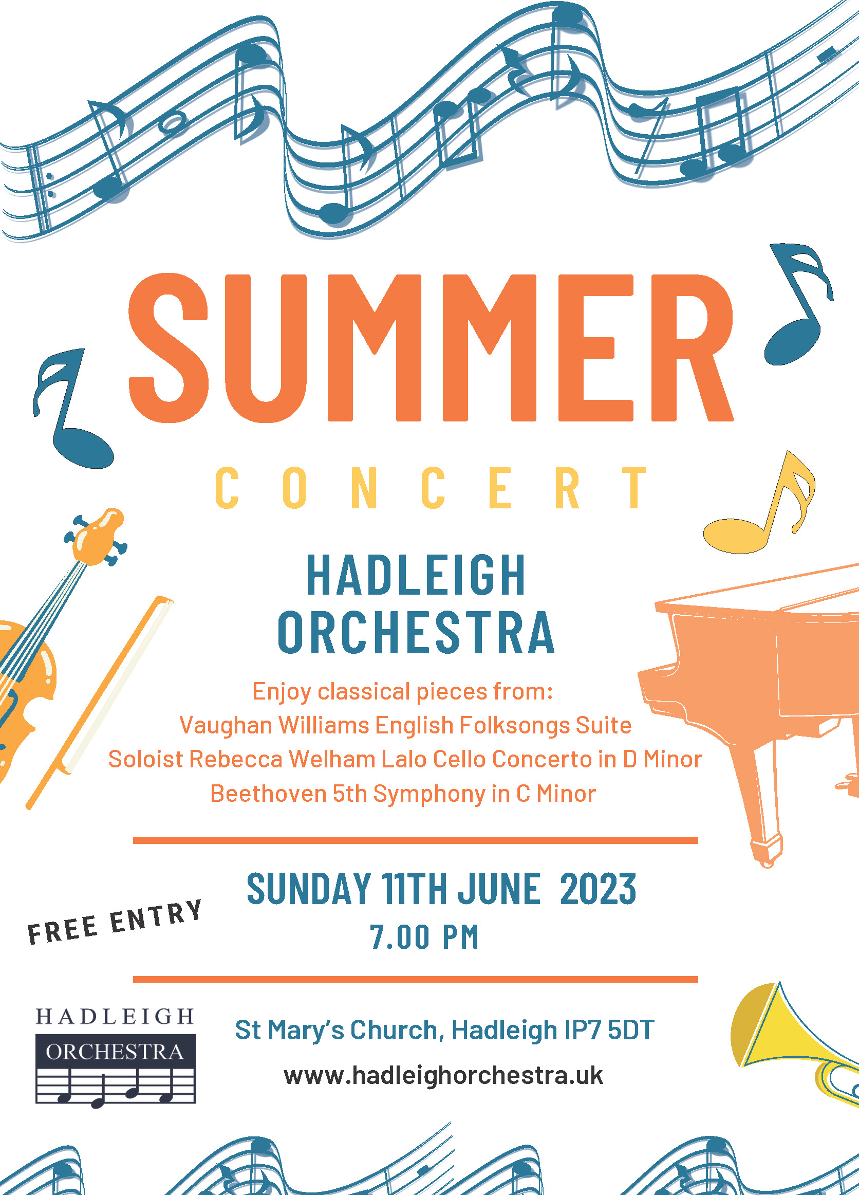 SUMMER CONCERT - HADLEIGH ORCHESTRA