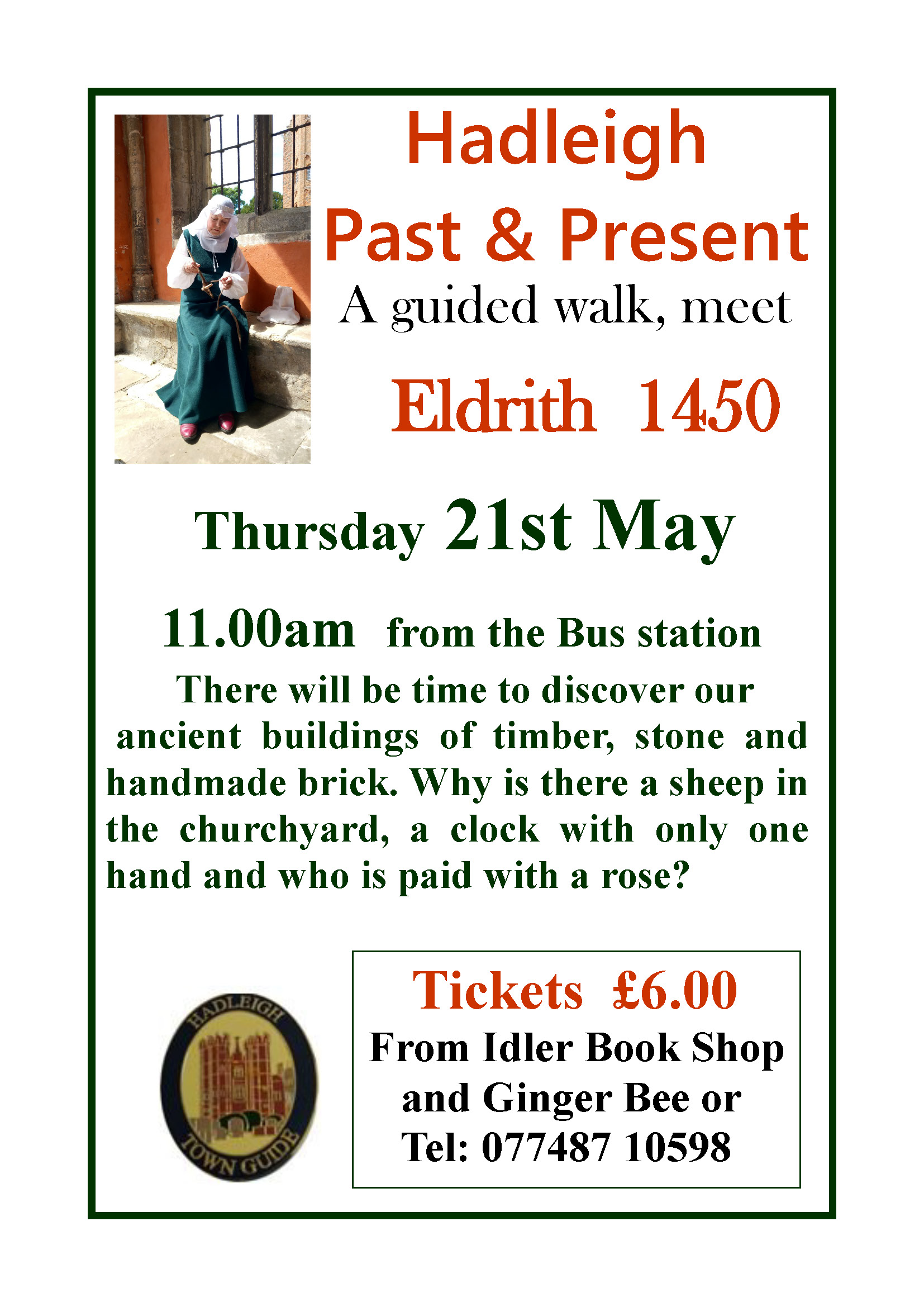 Hadleigh Past and Present - a Guided Walk meeting Eldrith 1450