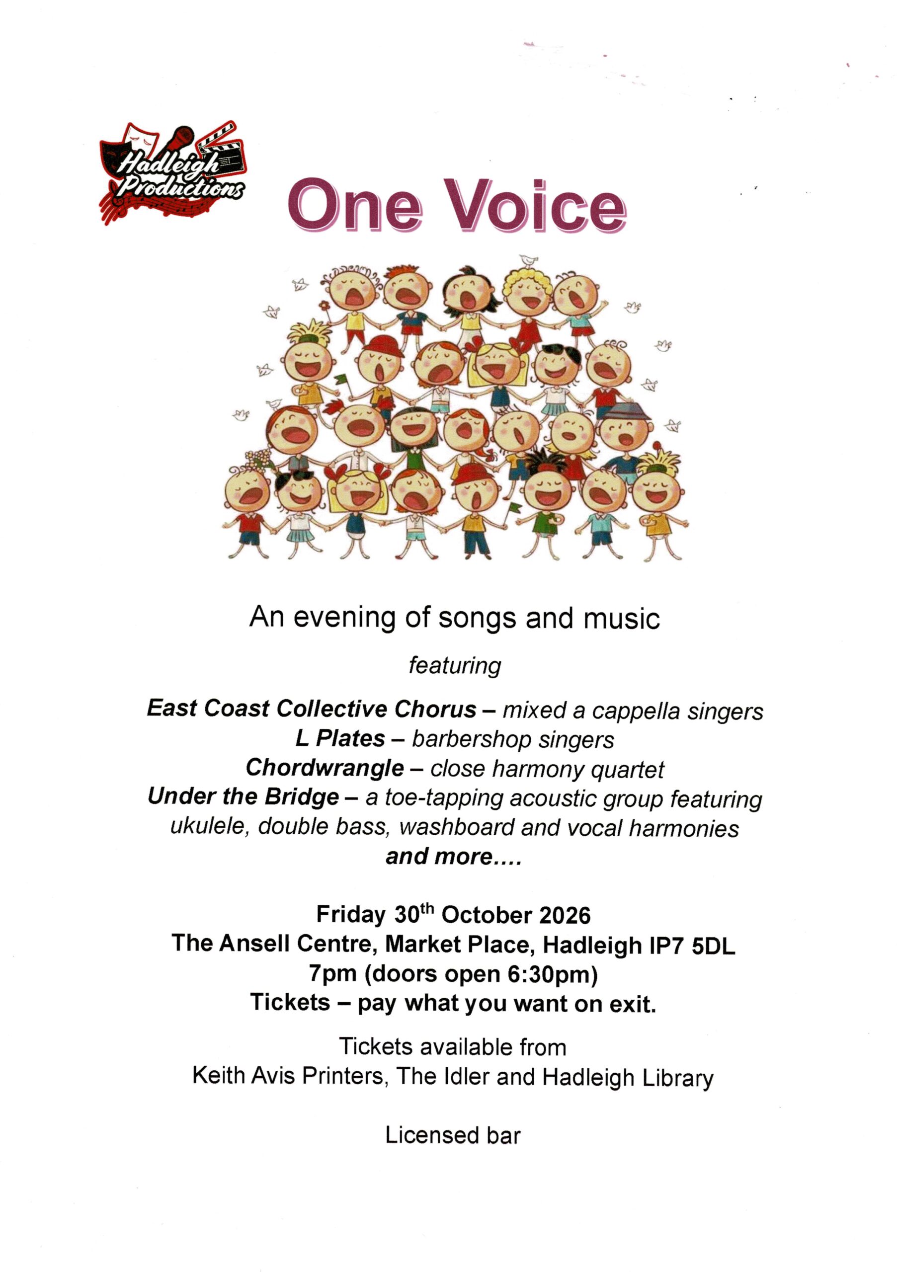 one voice